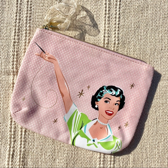 Handbags - NWOT Night Makeup Bag, Sewing pouch Retro Style